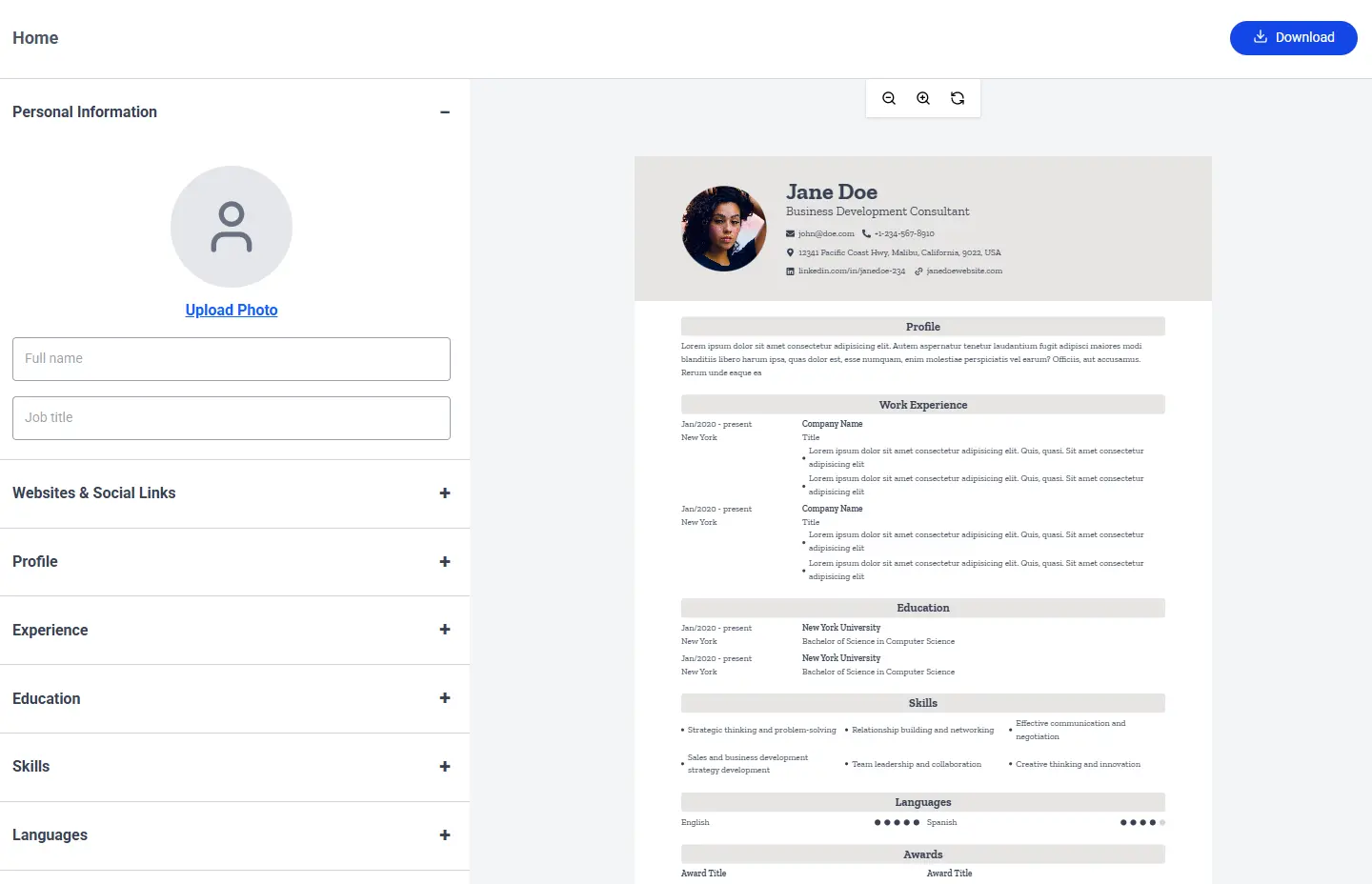 resume-builder